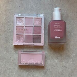 Dasique and Rom&nd Pink Makeup Set